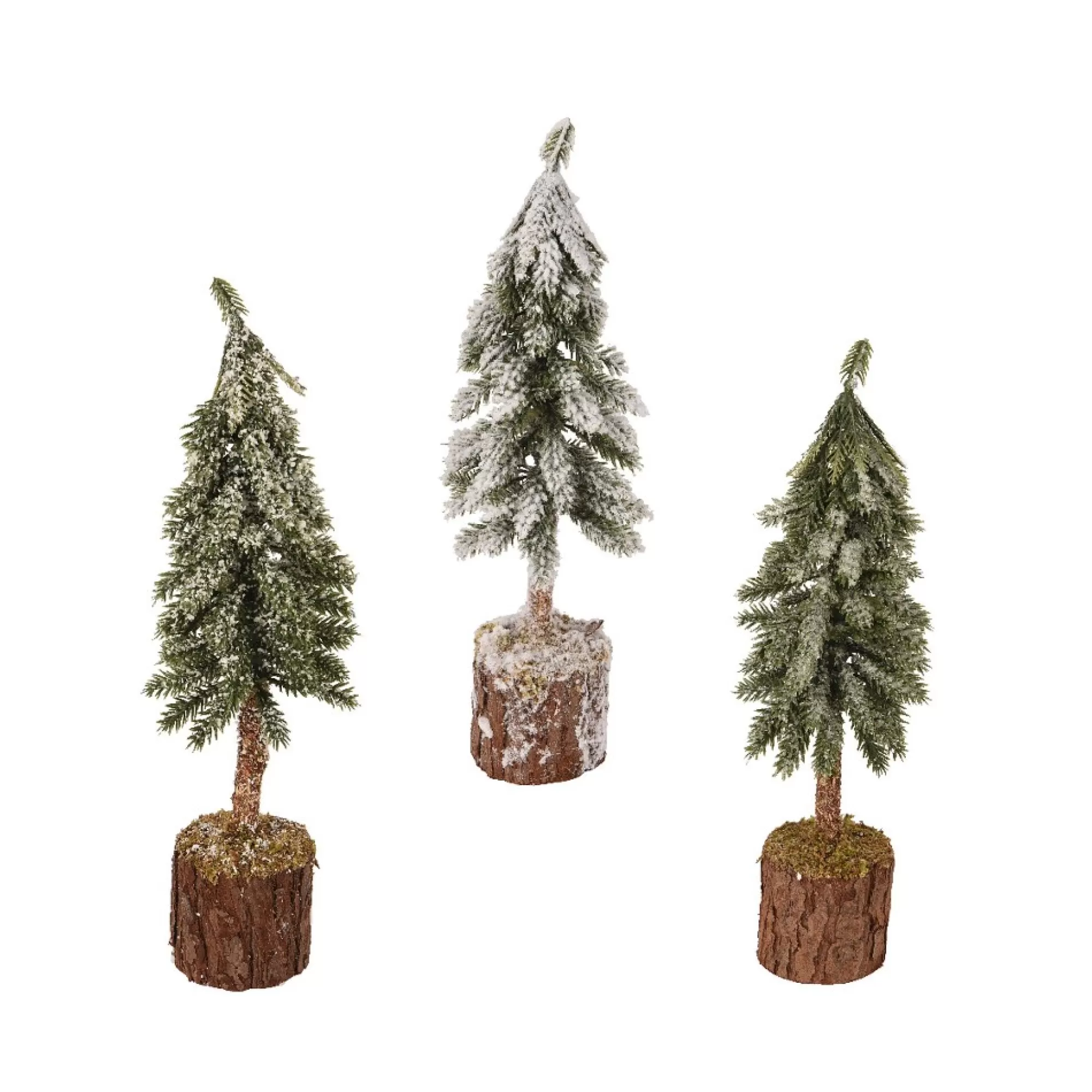Hot Kerstboom 81 Tips Groen H 26Cm 7Cm Groen 1 Van De 3 Kleine Kerstbomen
