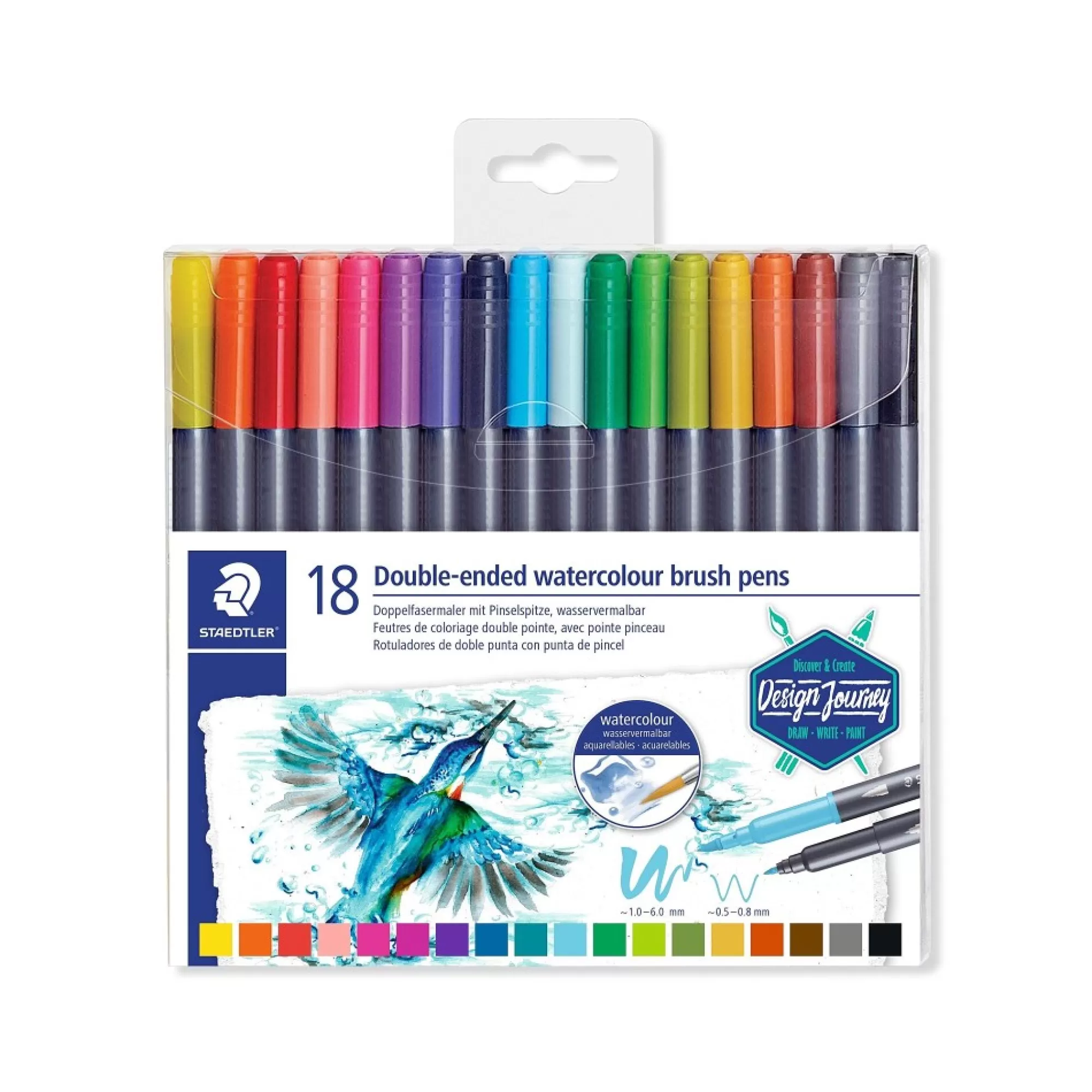 Sale Marsgraphic Duo Penseelmarker Watercolor Effect 18 Stuks Cadeautips