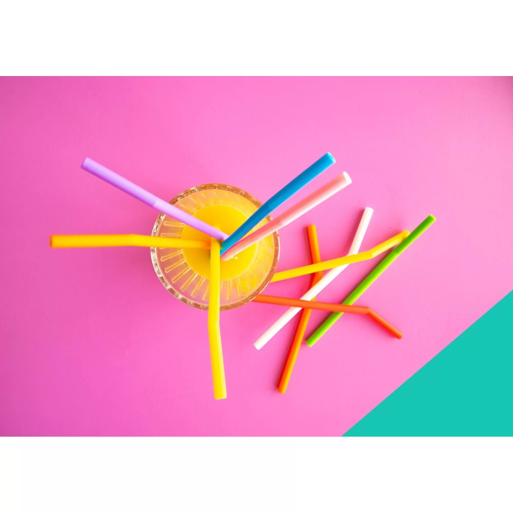 Store Silicone Rietjes 16,5Cm Herbruikbaar Met Reinigingsborstel Multicolor 8 Stuks Rietjes