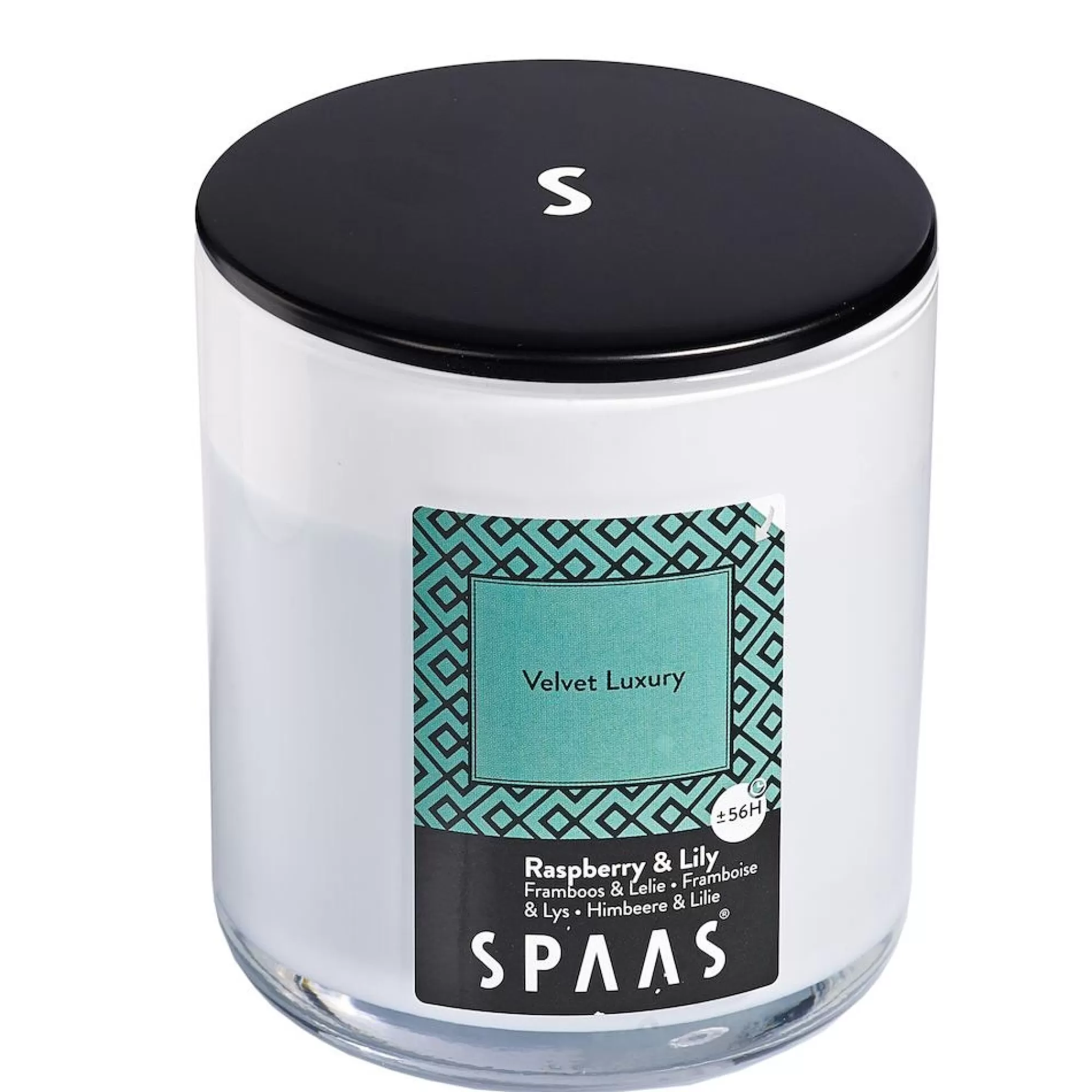 Store Geurkaars In Glas Velvet Luxury H 11Cm 9,5Cm 56U Geurkaarsen & Diffusers