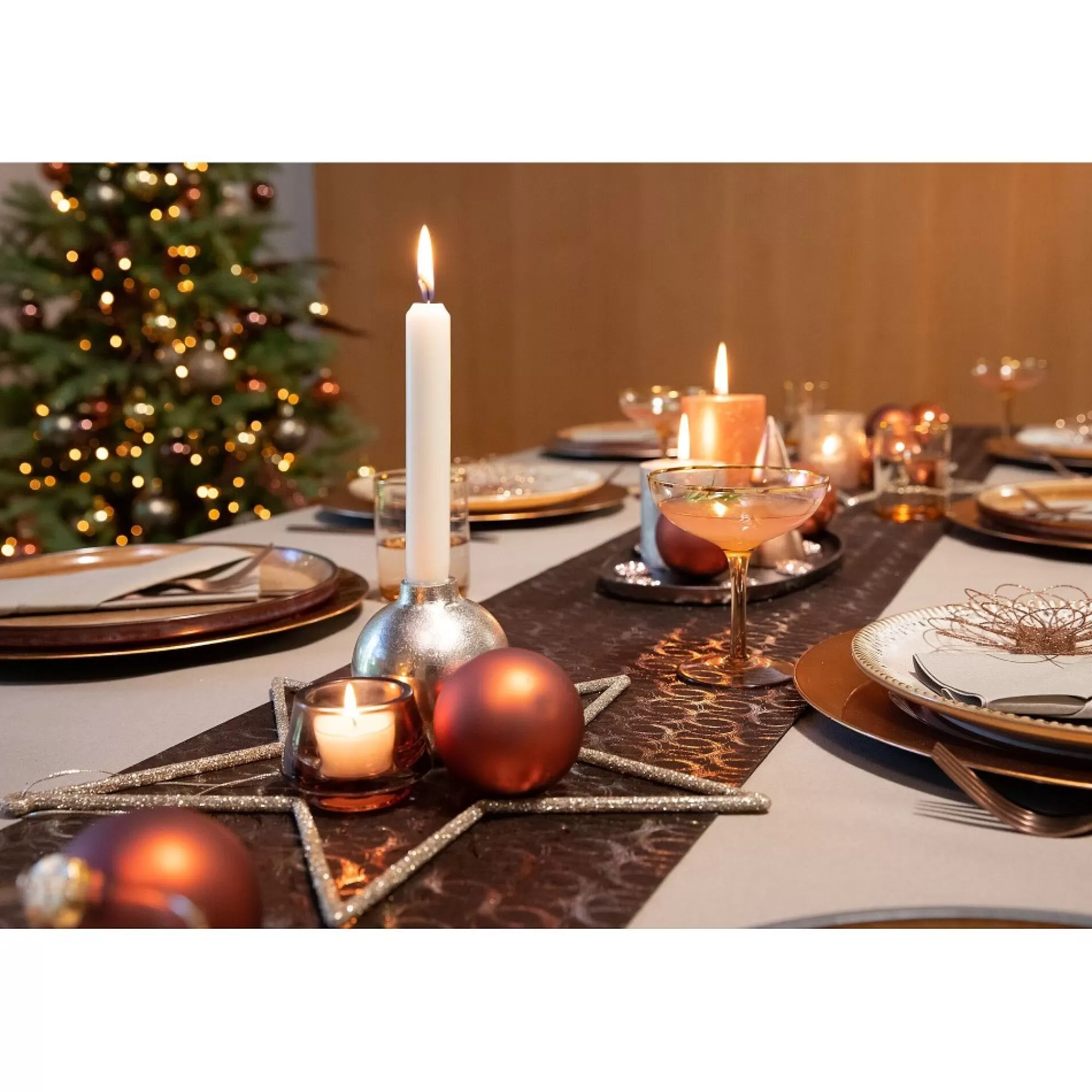 Flash Sale Tafelkaars Mini Ivoor H 15Cm 2,1Cm 6U 8 Stuks Kaarsen & Houders